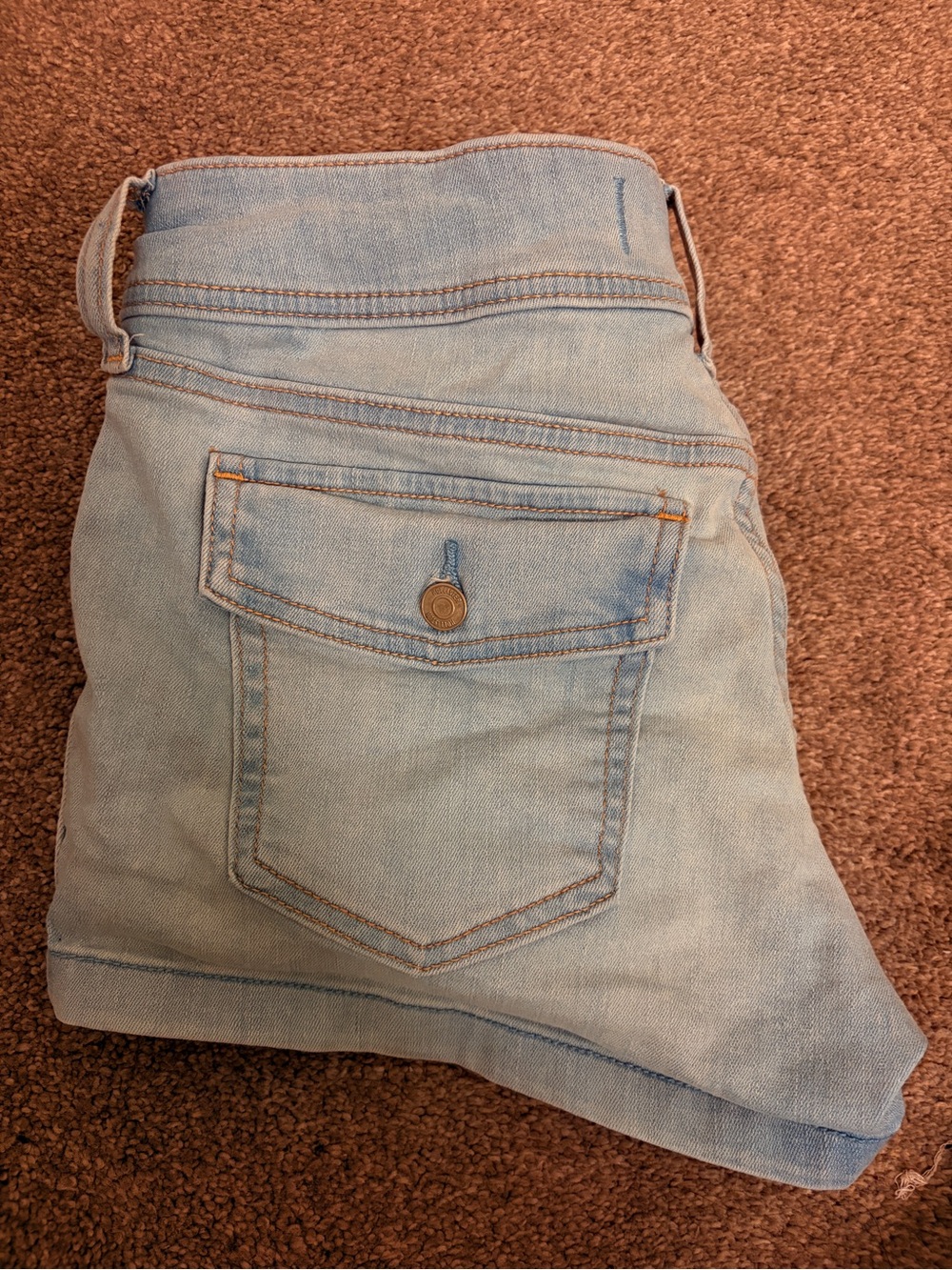 Hollister Light Wash Skinny Jeans with Flap Pocket